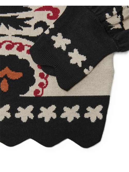 Farm Rio Winter Tapestry Sweater FARM Rio | 33990125122 WINTERTAPESTRY STRIPES